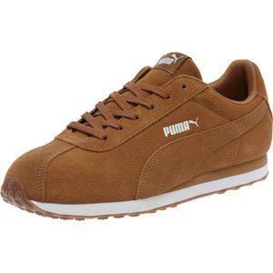 SOLD - Puma Turin Suede Men's Sneakers, Camel Brown